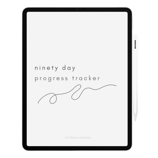 Ninety Day Progress Tracker | Digital Planner